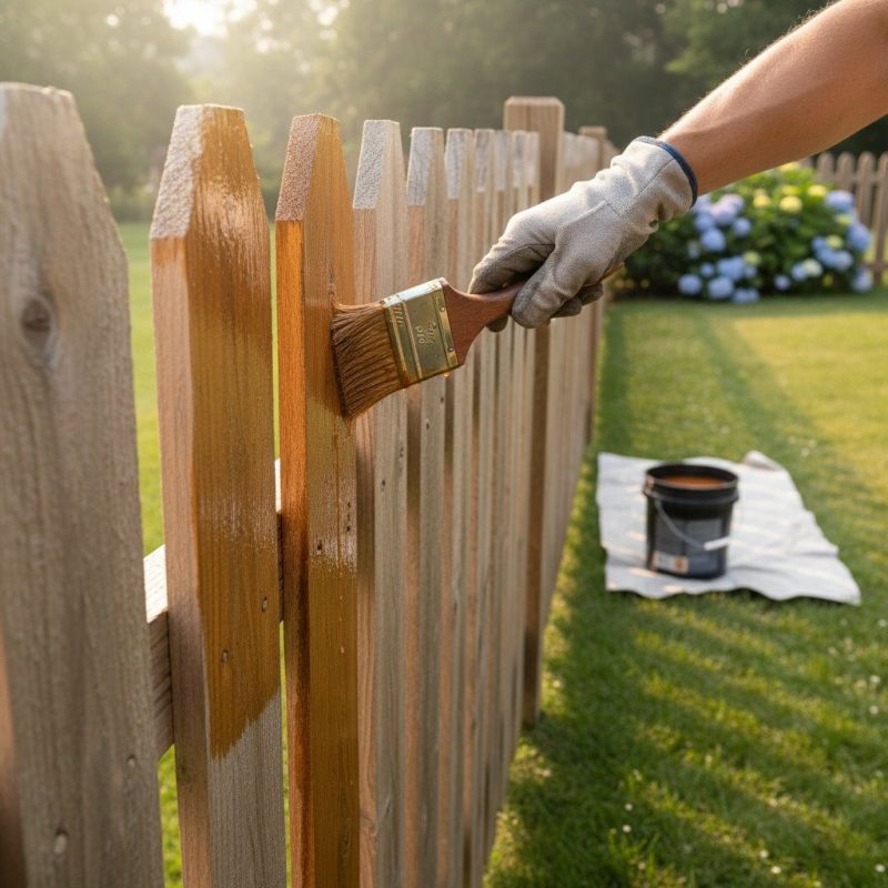 Cedar Fence Sealing in Alpharetta, GA