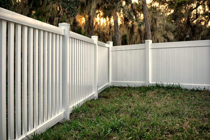 Completed Vinyl Fence