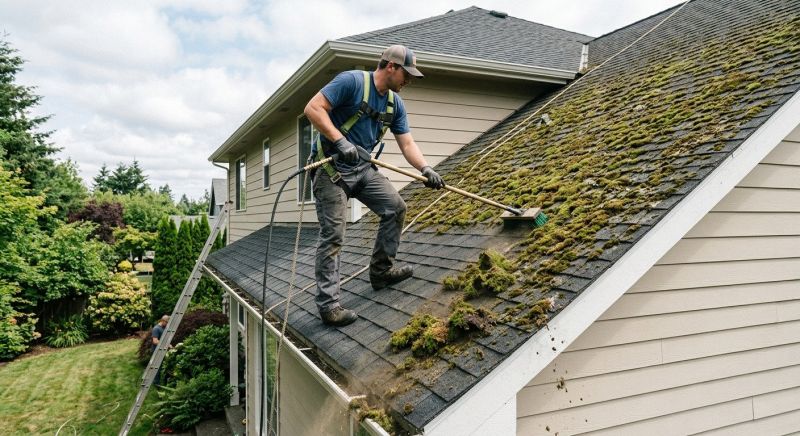 Roof Algae Removal in Vancouver, WA
